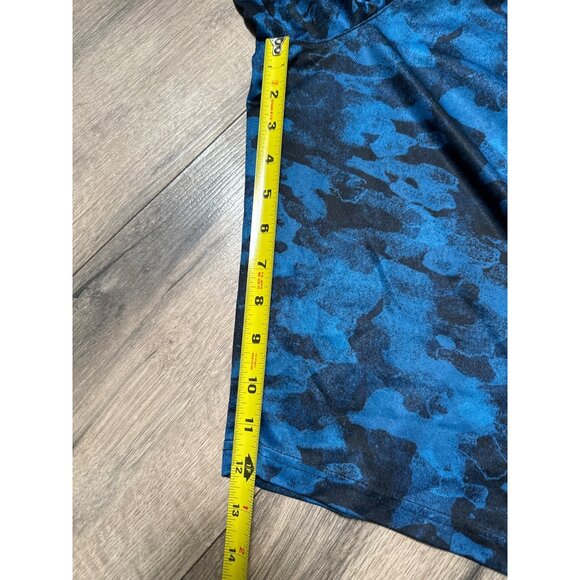 Pro Player XL Blue & Black Camouflage Athletic Shorts - Picture 2 of 5